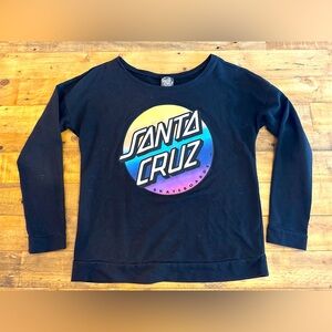 Santa Cruz Women’s Sweatshirt Tee Size Medium